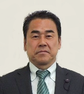 三宅村議会議長、+谷寿文さんの顔写真