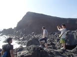 海岸による自然体験の様子